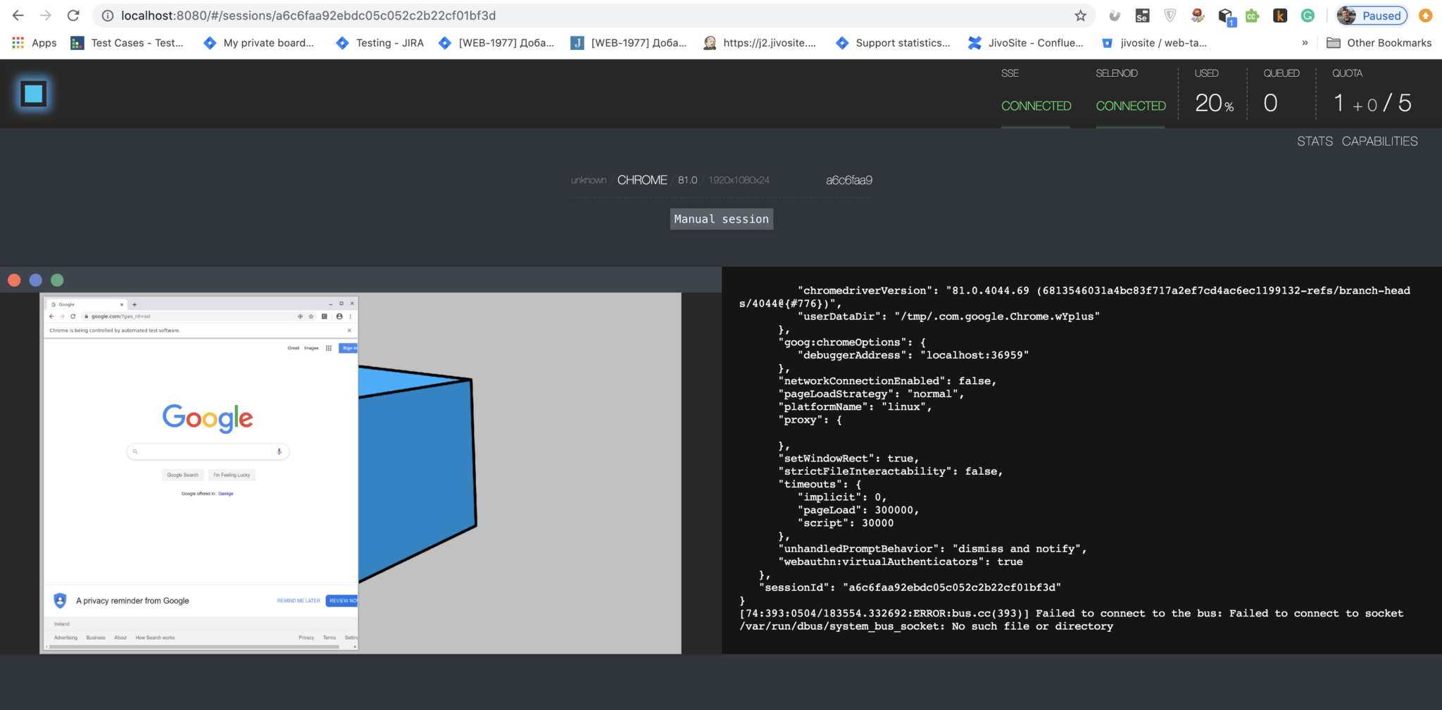 Selenoid ui не видит браузеры